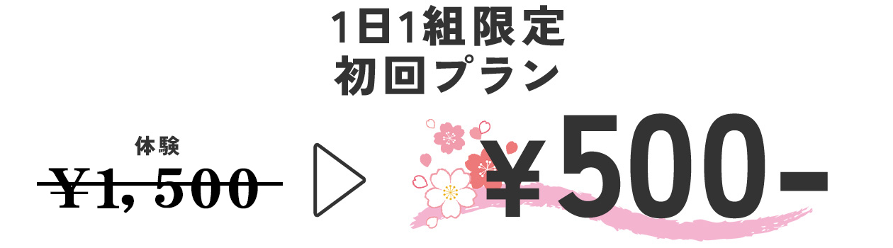 1日1組限定プラン